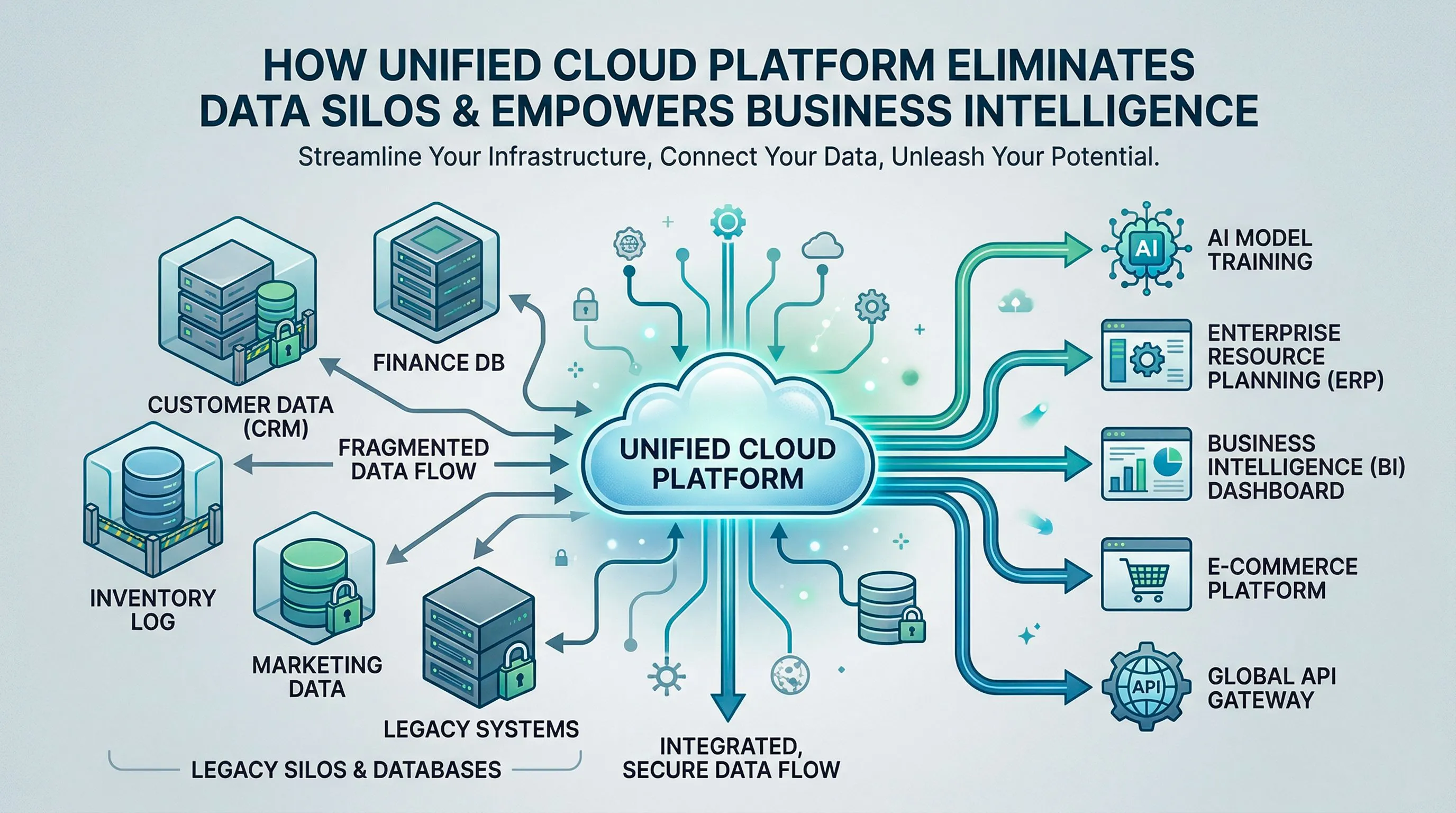 insights listing Cómo la Integración de servicios cloud elimina los silos de datos en su empresa